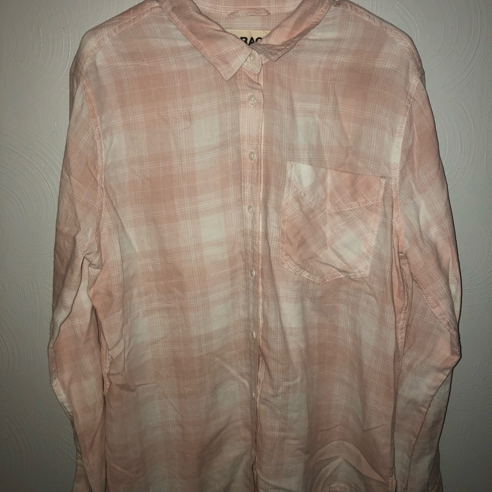 light pink flannel